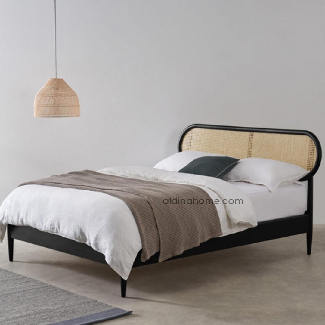 Tempat Tidur Ranjang Dipan Rotan Antik Minimalis Ahza Furniture by Aldina Home