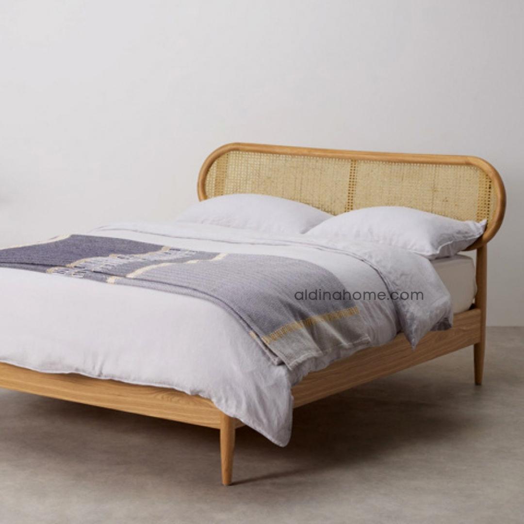 Tempat Tidur Ranjang Dipan Rotan Antik Minimalis Ahza Furniture by Aldina Home - Gambar 8