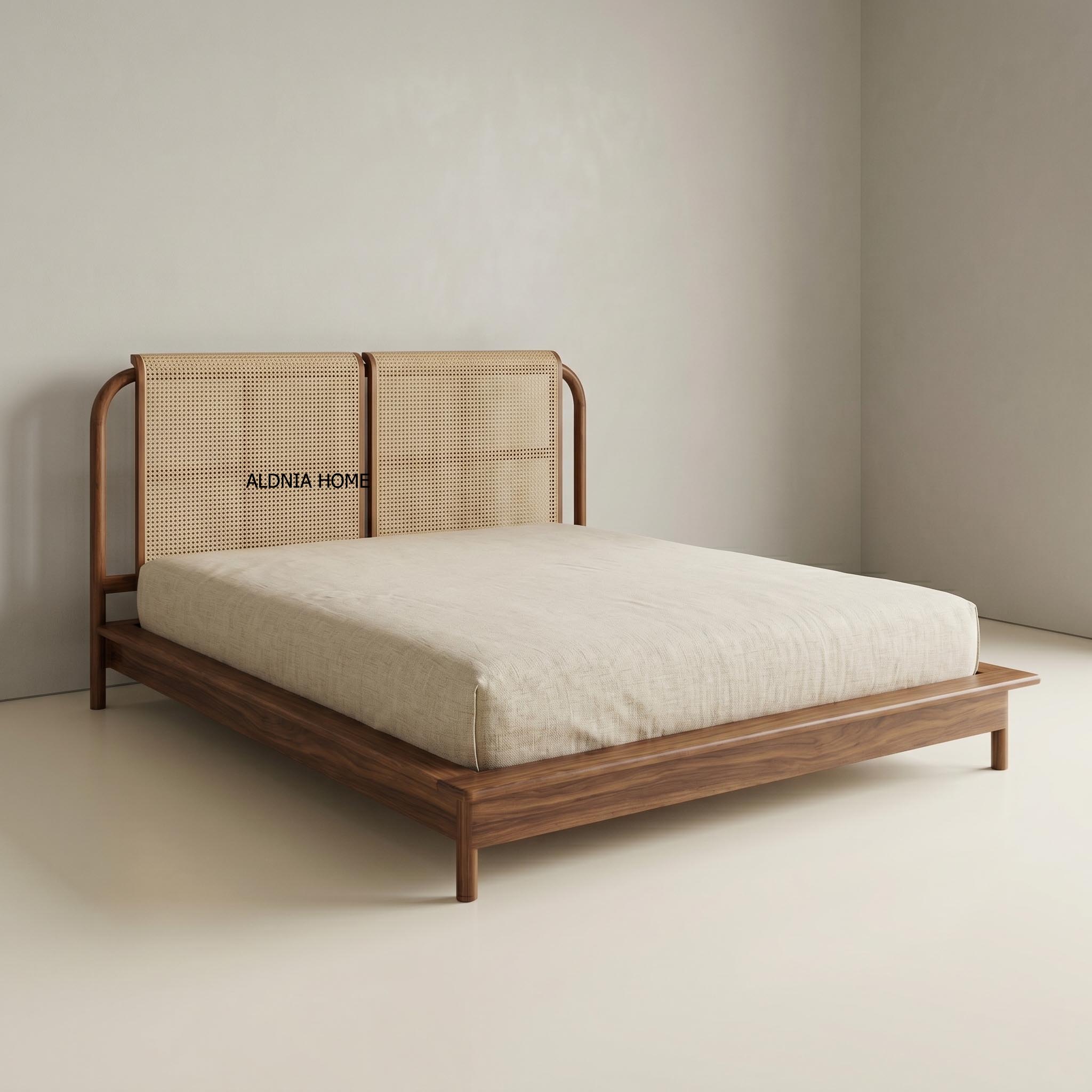 Tempat Tidur Ranjang Dipan Rotan Antik Minimalis Bellia Furniture by Aldina Home - Gambar 4