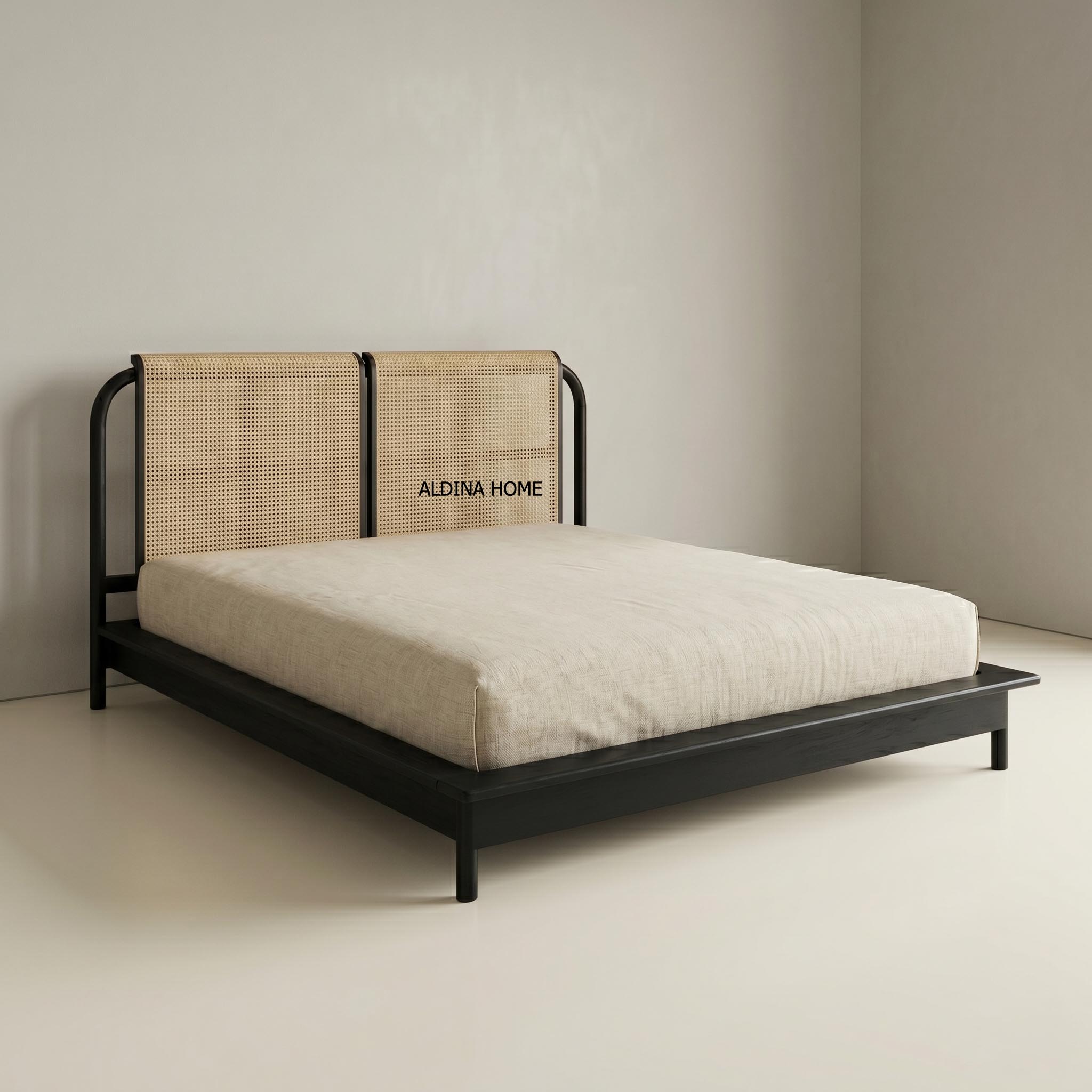 Tempat Tidur Ranjang Dipan Rotan Antik Minimalis Bellia Furniture by Aldina Home - Gambar 3